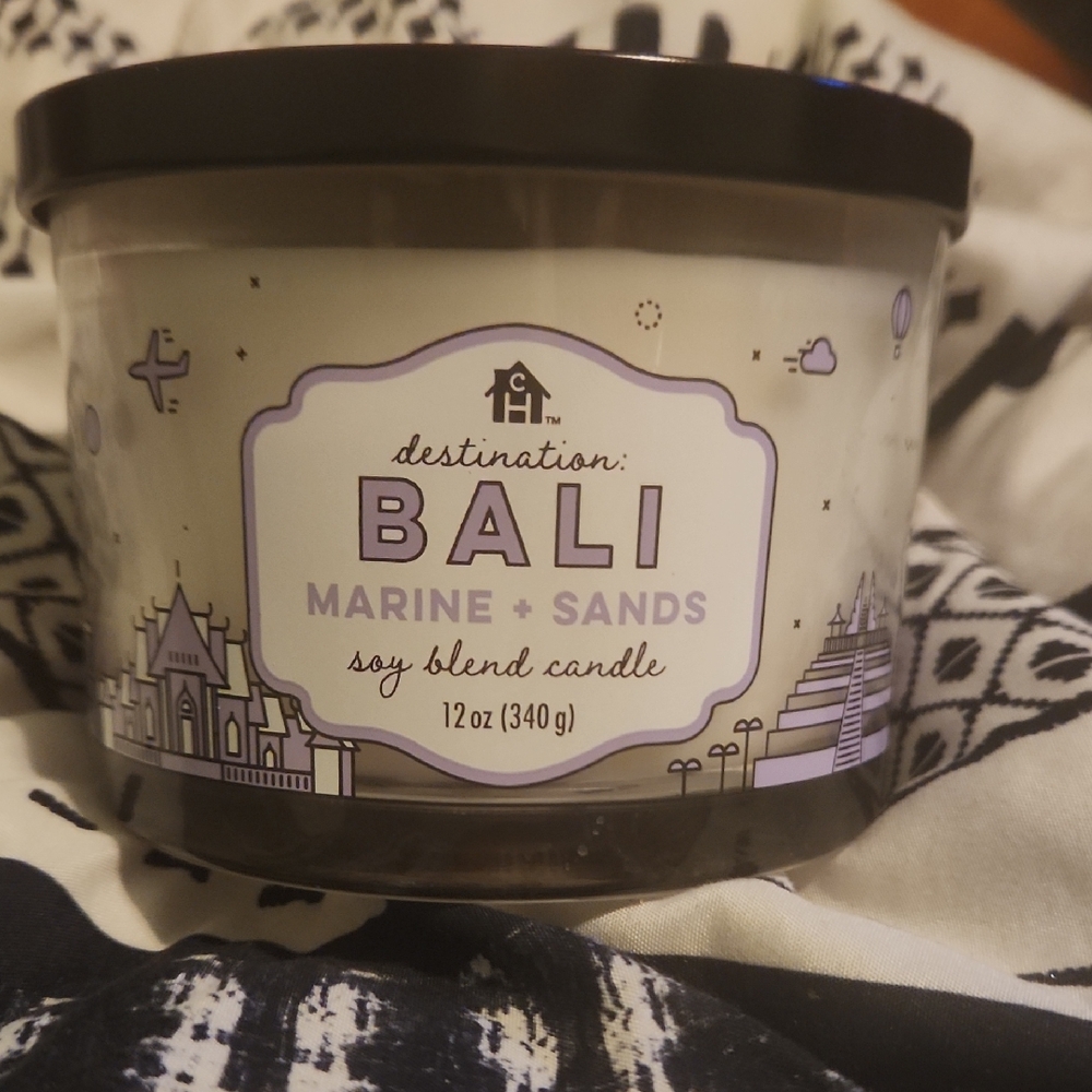 Destination Bali Soy Blend 3 Wick Candle Marine + Sands